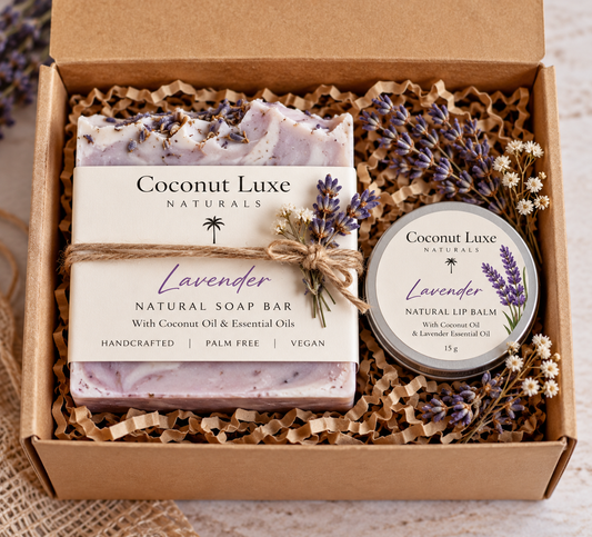 Orange Soap & Lip Balm Gift Box - Multiple Christmas Scent Options