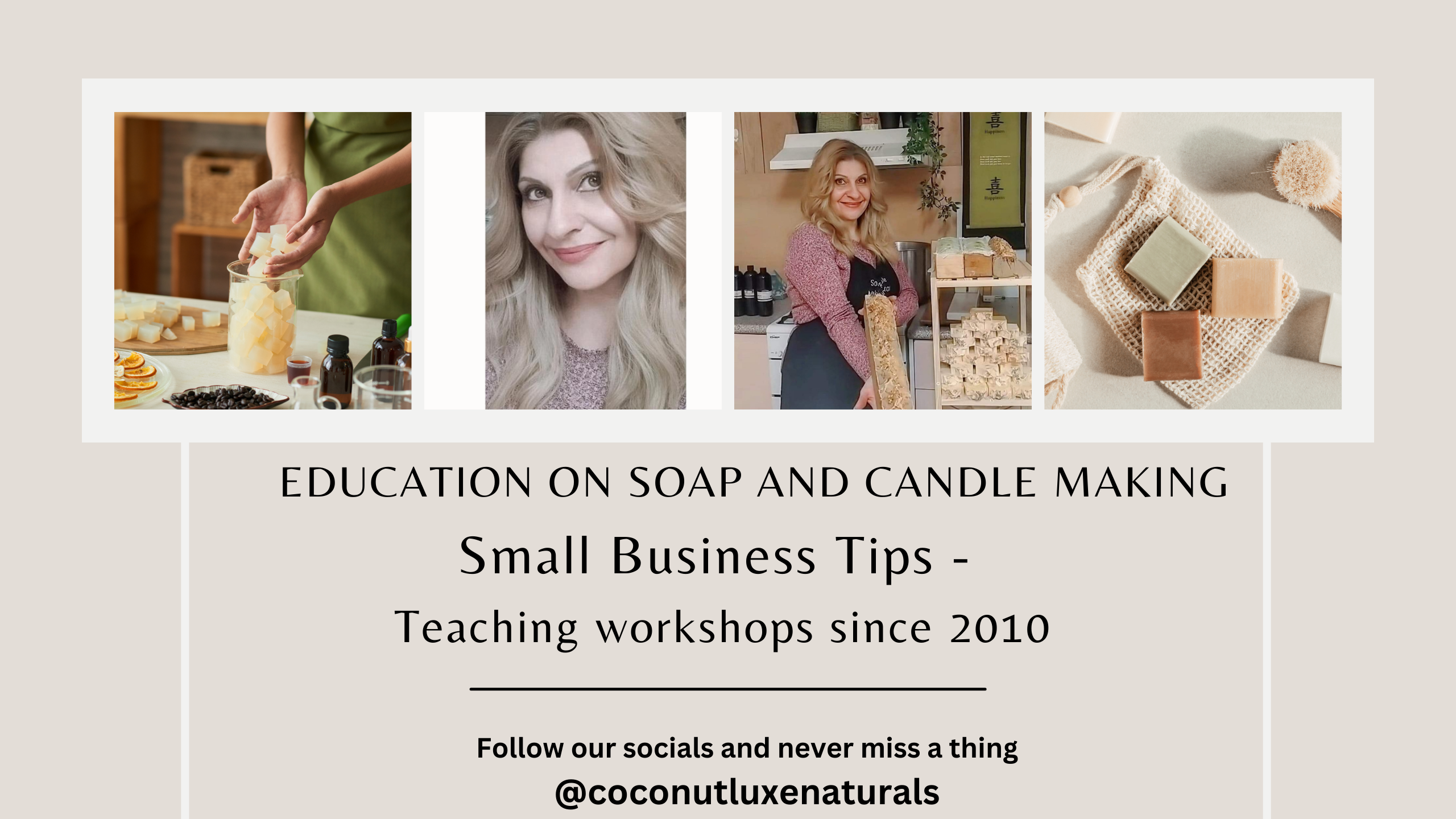 WORKSHOPS – Coconut Luxe Naturals