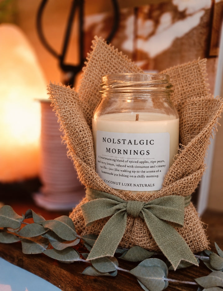 Cosy home slow living candles