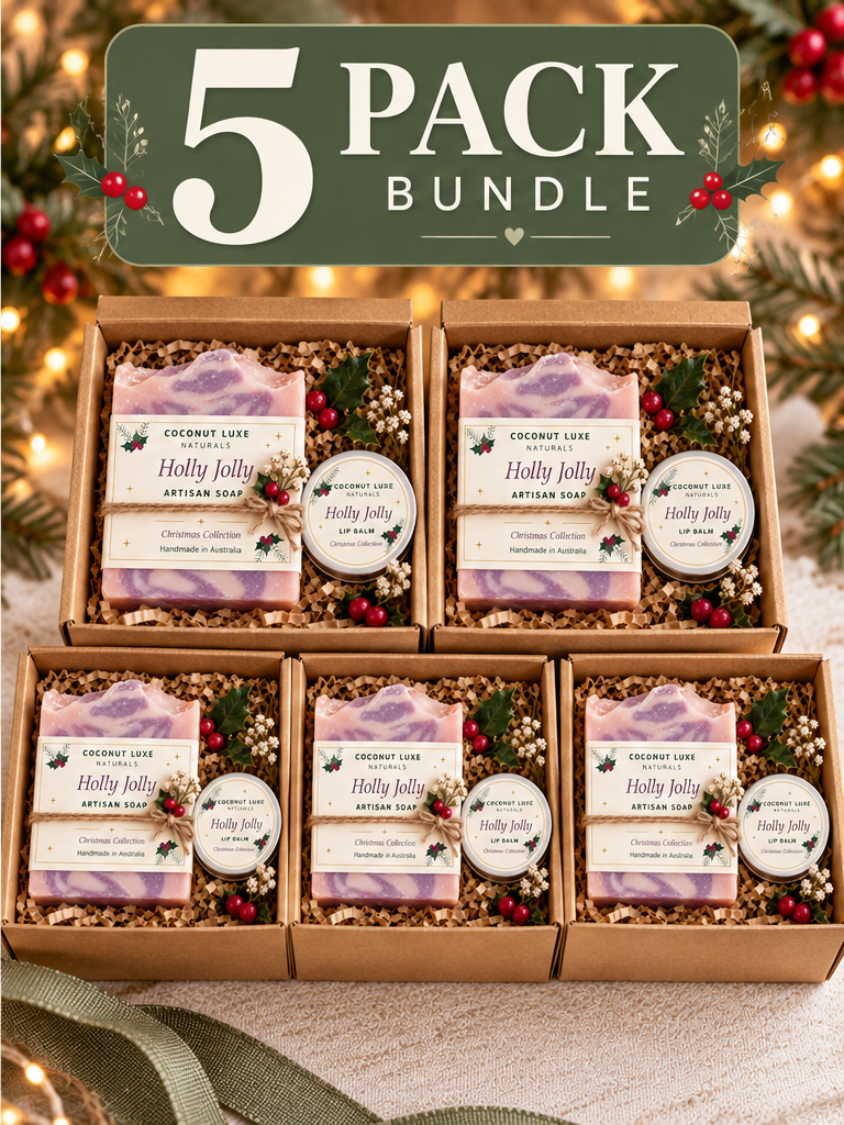 Holly Jolly Gift Set Soap and Lip balm