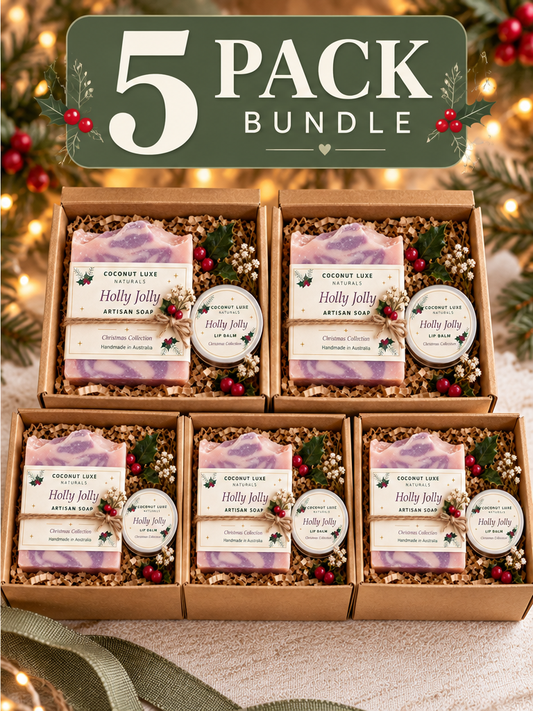 Holly Jolly Gift Set Soap and Lip balm