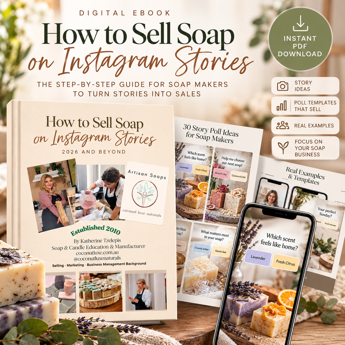 Soap Selling Strategy - Instagram Stories