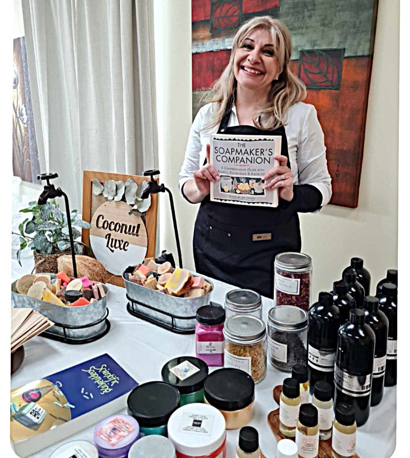 Soap making workshop in Melbourne with Coconut Luxe Naturals