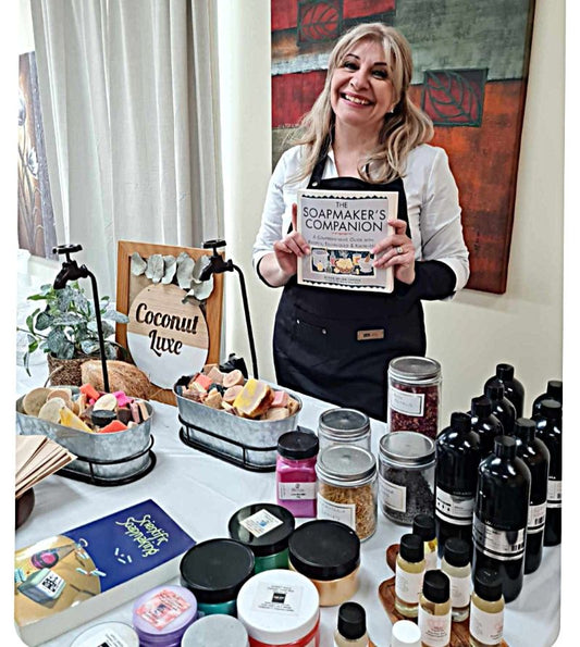 Soap making workshop in Melbourne with Coconut Luxe Naturals