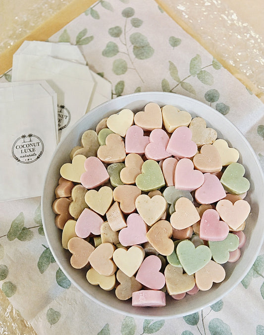 Spring hearts of Soap