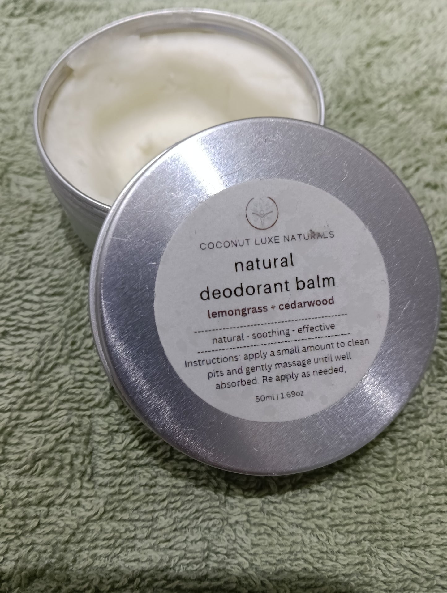 Natural Deodorant - non greasy