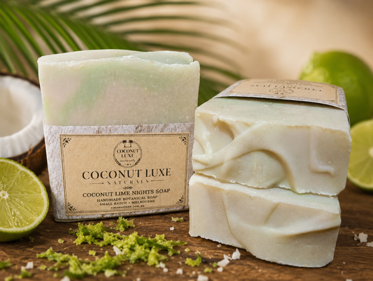 Coconut Lime handmade soap